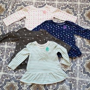 Lot of Jumping Beans Girls Long Sleeve Shirts